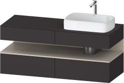 Duravit Studio F. A. Porsche Collection Asma dolap ünitesi 1400 mm Grafit Süper Mat QA4766091800000