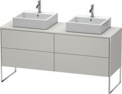 Duravit XSquare Yerden dolap ünitesi için tezgah 1600 mm Beton Gri Mat Dekor XS4927B0707