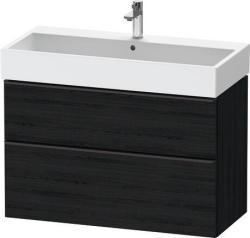 Duravit D-Neo Asma dolap ünitesi Siyah Meşe Siyah Mat Dekor, Kulp Elmas siyah DE43740BD160000
