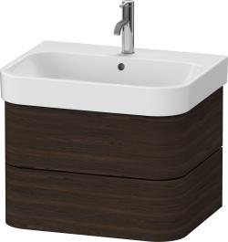 Duravit Happy D.2 Asma dolap ünitesi 625 mm Fırçalanmış Ceviz