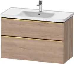 Duravit D-Neo Asma dolap ünitesi 984 mm Marbeled Oak DE4356034550000