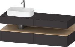 Duravit Studio F. A. Porsche Collection Asma dolap ünitesi 1600 mm Grafit Süper Mat QA4777030800000