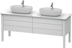 Duravit Luv Yerden dolap ünitesi için tezgah 1733 mm Beyaz Saten Mat Lake LU9567B3636