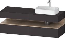 Duravit Studio F. A. Porsche Collection Asma dolap ünitesi 1600 mm Grafit Süper Mat QA4778055800010