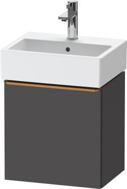 Duravit D-Neo Asma dolap ünitesi 434 mm Grafit Mat DE4217L04490000