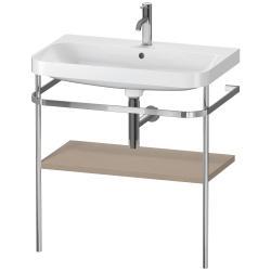 Duravit Happy D.2 c-shape Metal lavabo konsolu 775 mm Keten Dekor HP4837O7575