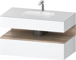 Duravit Studio F. A. Porsche Collection Ankastre lavabo tezgahlı dolap ünitesi ile birlikte 1000 mm Beyaz Mat QA4786055180000