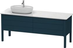 Duravit Luv Yerden dolap ünitesi için tezgah 1733 mm Gece Mavisi Saten Mat Lake LU9568L9898