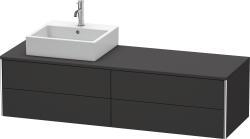 Duravit XSquare Asma dolap ünitesi 1600 mm Grafit Süper Mat XS4914L8080