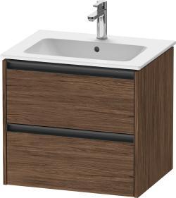 Duravit Ketho.2 Asma dolap ünitesi 610 mm Koyu Ceviz Dekor K25262021210000