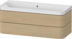 Duravit Happy D.2 c-shaped asma set 1175 mm Akdeniz Meşesi Gerçek ahşap kaplama HP4349N71710000