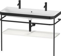 Duravit Happy D.2 c-bonded Metal lavabo konsolu 1175 mm İskandinav Beyazı Saten Mat Lake HP4759O39390000
