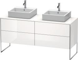 Duravit XSquare Yerden dolap ünitesi için tezgah 1600 mm Beyaz (parlak) XS4927B2222
