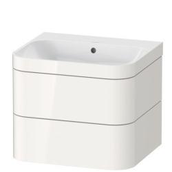 Duravit Happy D.2 c-bonded Asma dolap Beyaz (parlak) Beyaz Parlak Dekor, Ürün seti: c-bonded lavabo, Vitrifiye rengi: Beyaz Parlak, Batarya deliği sayısı: 0, Su taşma deliği: Eve HP4635N2222