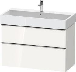 Duravit D-Neo Asma dolap ünitesi Beyaz (parlak) Beyaz Parlak Dekor, Kulp Paslanmaz çelik DE4374070220000