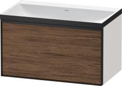 Duravit Vitrium c-bonded Asma dolap 800 mm Koyu Ceviz Dekor VT4286N2122001G