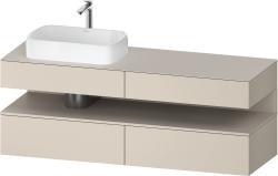 Duravit Studio F. A. Porsche Collection Asma dolap ünitesi 1600 mm Taupe Süper Mat QA4777091830000