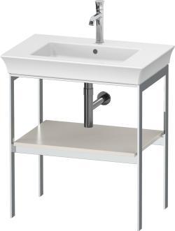 Duravit White Tulip Metal konsol 684 mm İskandinav Beyazı Saten Mat Lake WT454003939