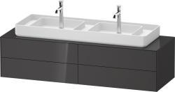 Duravit White Tulip Asma dolap ünitesi 1600 mm Grafit Parlak WT48690H1H10010