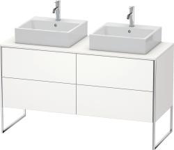 Duravit XSquare Yerden dolap ünitesi için tezgah 1400 mm Beyaz Saten Mat Lake XS4926B3636