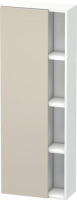 Duravit DuraStyle Boy dolabı Taupe Dekoru Kapı menteşesi: Sol, Ön yüzey: Taupe Mat, Dekor, Gövde: Beyaz Mat, Dekor DS1238L9118
