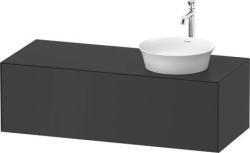 Duravit White Tulip Asma dolap ünitesi Grafit Saten Mat Grafit İpeksi mat Boya, İç aydınlatma: Entegre WT4977R58580010