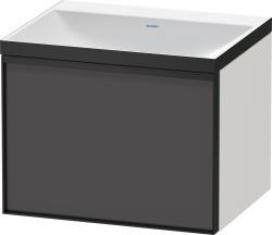 Duravit Vitrium c-bonded Asma dolap 600 mm Grafit Mat VT4285N4922001G