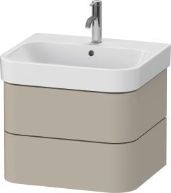 Duravit Happy D.2 Asma dolap ünitesi 575 mm Taupe Saten Mat Lake