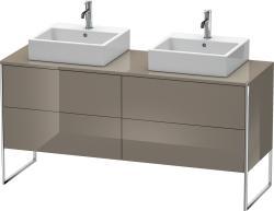 Duravit XSquare Yerden dolap ünitesi için tezgah 1600 mm Doğal Yabani İnci (Dekor) XS4927B8989
