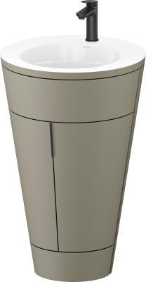 Duravit Starck 1 c-bonded yerden dolap 560 mm Taş Grisi Saten Mat Lake S19513OBD920000