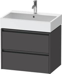 Duravit Ketho.2 Asma dolap ünitesi 684 mm Grafit Mat K25276049490000