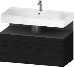 Duravit Studio F. A. Porsche Collection Asma dolap ünitesi 990 mm Siyah Meşe QA4395049160000
