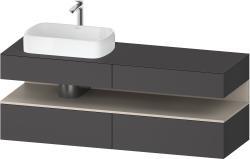 Duravit Studio F. A. Porsche Collection Asma dolap ünitesi 1600 mm Grafit Mat QA4777091490010