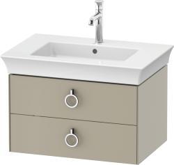 Duravit White Tulip Asma dolap ünitesi 684 mm Taupe Saten Mat Lake WT435106060