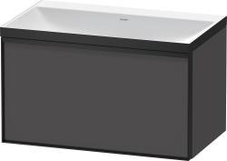 Duravit Vitrium c-bonded Asma dolap 800 mm Grafit Mat VT4286N4949000G