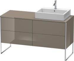 Duravit XSquare Yerden dolap ünitesi için tezgah 1400 mm Doğal Yabani İnci (Dekor) XS4923R8989