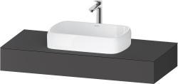 Duravit Studio F. A. Porsche Collection Tezgah 1200 mm Grafit Mat QA4802049490000