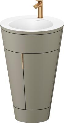 Duravit Starck 1 c-bonded yerden dolap 560 mm Taş Grisi Saten Mat Lake S19512O04920000