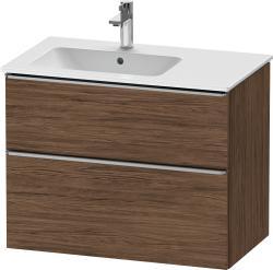 Duravit D-Neo Asma dolap ünitesi 810 mm Koyu Ceviz Dekor DE4366070210000