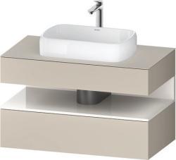 Duravit Studio F. A. Porsche Collection Asma dolap ünitesi Taupe Süper Mat Ön yüzey: Taupe Süper mat, Dekor, Gövde: Taupe Süper mat, Dekor, Tezgah: Taupe Süper mat, Boya, Oyu QA4731022830000