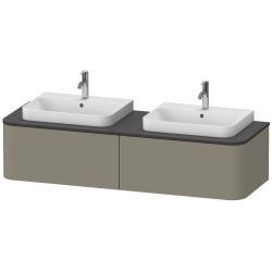 Duravit Happy D.2 Asma dolap ünitesi 1600 mm Taş Grisi Saten Mat Lake HP4946B92920010