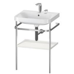 Duravit Happy D.2 c-shape Metal lavabo konsolu 575 mm İskandinav Beyazı Saten Mat Lake HP4835E3939