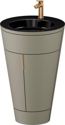 Duravit Starck 1 c-bonded yerden dolap 560 mm Taş Grisi Saten Mat Lake S19515O04920010