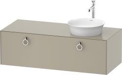 Duravit White Tulip Asma dolap ünitesi 1300 mm Taupe Saten Mat Lake WT4982R60600010