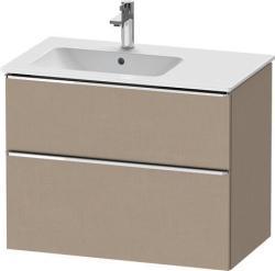 Duravit D-Neo Asma dolap ünitesi Keten Dekor Keten Mat Dekor, Kulp Krom DE4366010750000