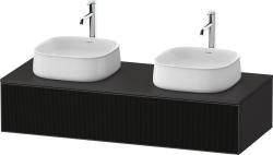 Duravit Zencha Asma dolap ünitesi 1300 mm Siyah Çizgi Yapısı ZE4813B63800000