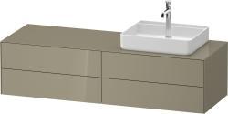 Duravit White Tulip Asma dolap ünitesi 1600 mm Taş Grisi Parlak WT4867RH2H20000