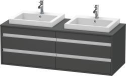Duravit Ketho Asma dolap ünitesi 1400 mm Grafit Mat KT6757B4949