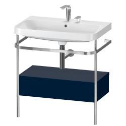 Duravit Happy D.2 metal konsollu ve çekmeceli c-shaped Set 775 mm Gece Mavisi Saten Mat Lake HP4842E9898