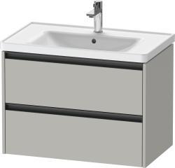 Duravit Ketho.2 Asma dolap ünitesi 784 mm Beton Gri Mat Dekor K25283007070000